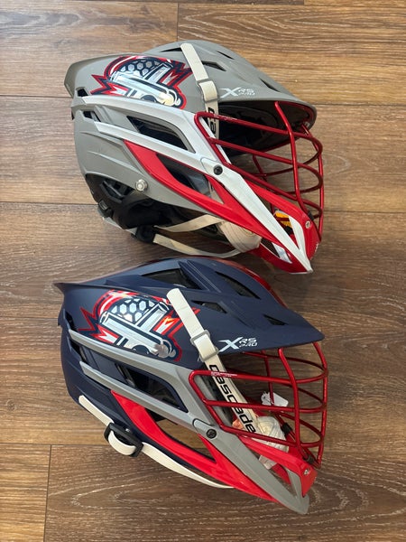 Two Boston Cannons Cascade XRS Pro Helmets