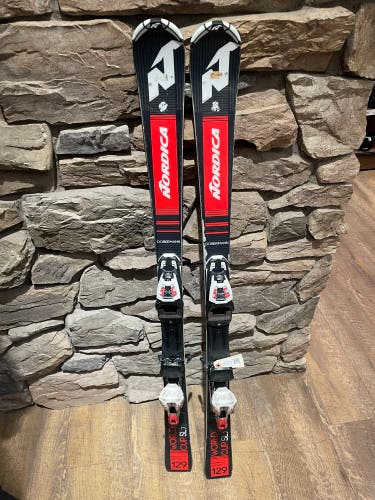 2021 Nordica Dobermann GSJ 129 cm Skis | Marker Race TCX 10 Bindings