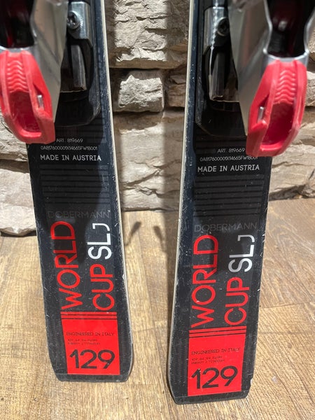 2021 Nordica Dobermann GSJ 129 cm Skis | Marker Race TCX 10