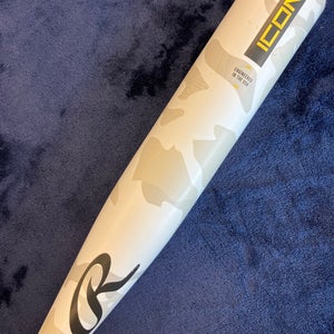 2025 Rawlings Icon Composite Bat USSSA Certified (-5) Composite 26 oz 31" (Used)