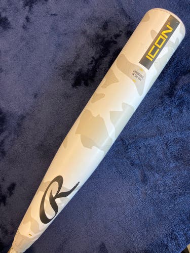 2025 Rawlings Icon Composite Bat USSSA Certified (-5) Composite 26 oz 31" (Used)