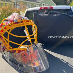 Custom Painted Senior Large Coveted Mask Goalie Mask (Used)