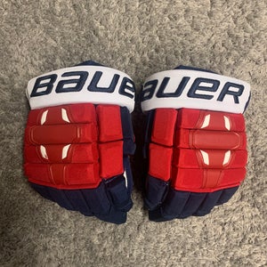 Bauer Nexus 2N Pro Stock Hockey Gloves 14” - 1” Short Cuff Capitals