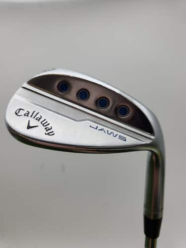 2019 CALLAWAY JAWS MD5 PLATINUM CHROME WEDGE 56*/8C STIFF DYNAGOLD 36" GOOD