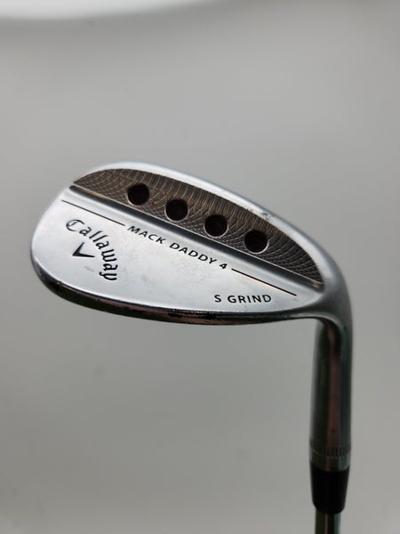 2018 CALLAWAY MACK DADDY 4 PLATINUM CHROME WEDGE 60*/10 STIFF DYNAGOLD 34.75" FA