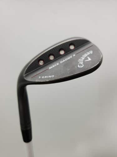 LEFTY 2018 CALLAWAY MACK DADDY 4 WEDGE 60*/10 STIFF DYNGOLD 34.5" GOOD