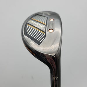 2020 CALLAWAY MAVRIK MAX 4 HYBRID 21* REG PROJX CATALYST 65 VERYGOOD