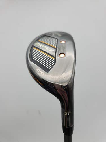 2020 CALLAWAY MAVRIK MAX 4 HYBRID 21* REG PROJX CATALYST 65 VERYGOOD