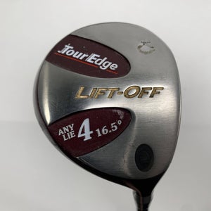 Tour Edge Lift Off 4 Fairway Wood 16.5* Stiff Graphite Mens RH