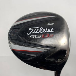 Titleist 913 D2 Driver 9.5* Aldila RIP  Alpha 60g Stiff Graphite Mens RH