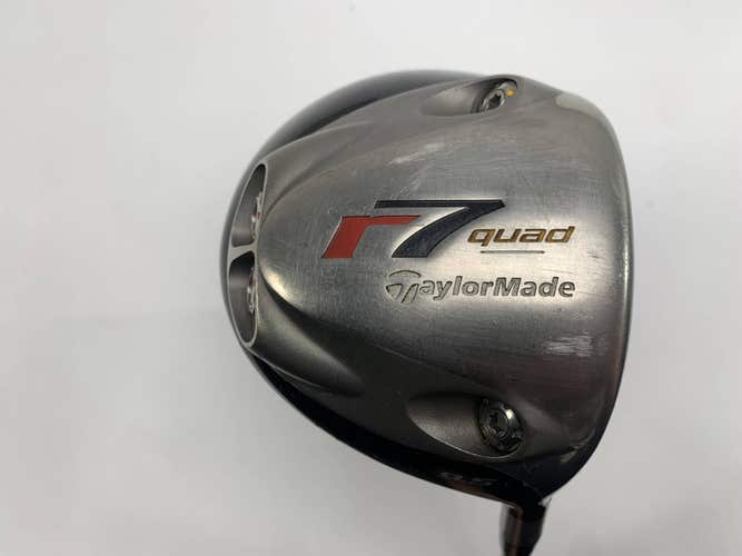 TaylorMade R7 Quad Driver 9.5* MAS2 65g Stiff Graphite Mens RH