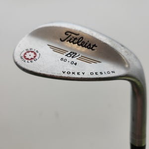 2009 TITLEIST VOKEY SPIN MILLED CHROME WEDGE 60*/04 WEDGEFLEX VOKEY 35" FAIR