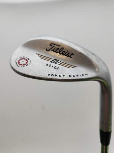 2009 TITLEIST VOKEY SPIN MILLED CHROME WEDGE 60*/04 WEDGEFLEX VOKEY 35" FAIR