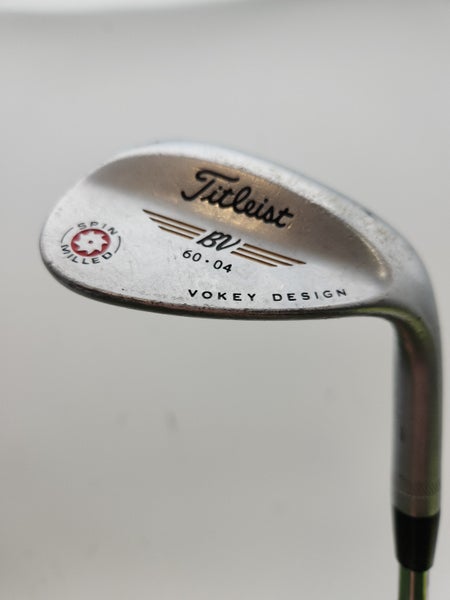 2009 TITLEIST VOKEY SPIN MILLED CHROME WEDGE 60*/04 WEDGEFLEX VOKEY 35" FAIR