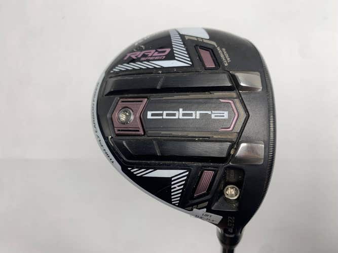 Cobra RAD Speed 5 Fairway Wood 22.5*  EvenFlow Riptide CB 4.0 40g Ladies RH