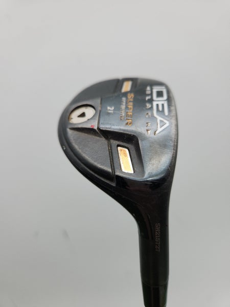 ADAMS BLACK 4 HYBRID 21* STIFF ALDILA VOODOO FAIR