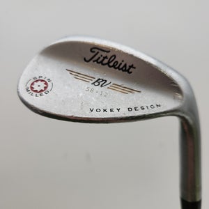 2009 TITLEIST VOKEY SPIN MILLED CHROME WEDGE 58*/12 WEDGEFLEX VOKEY 35" POOR