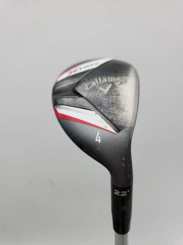 2013 CALLAWAY X HOT 4 HYBRID 22* REG CALLAWAY XHOT 65G FAIR
