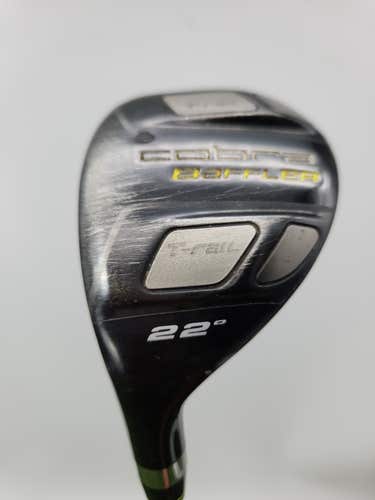 LEFTY 2011 COBRA BAFFLER T RAIL 4 HYBRID 22* REG GRAPH DESIGN TOUR AD +HC FAIR