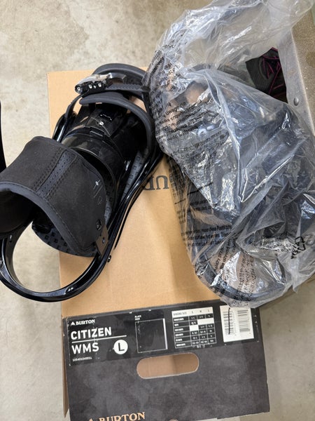 Large Burton Citizen Snowboard Bindings (New)