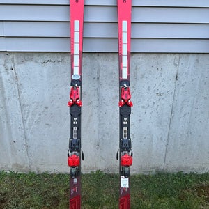 2024 Atomic Race GS 180 cm Racing Skis With Bindings Max Din 12 (Used)