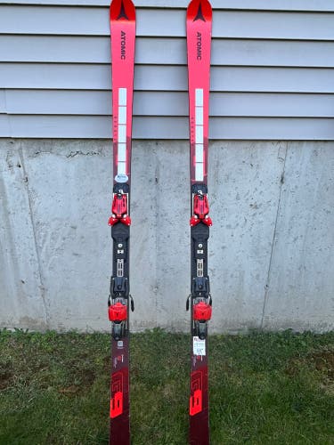 2024 Atomic Race GS 180 cm Racing Skis With Bindings Max Din 12 (Used)