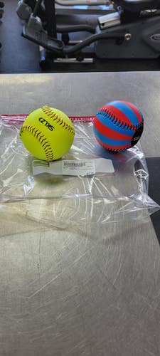 Used SKLZ SPIN VISION SOFTBALLS BB/SB Training Aid 11497-S000152803