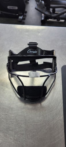 Used Champion Sports FACE MASK BB/SB Fielders Mask Black One Size 11497-S000152796