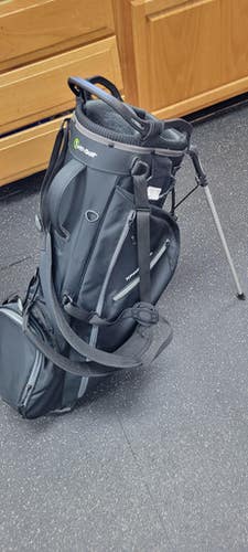 Used ONE WITH GOLF X PRESS 3.5 4 WAY Mens Stand Bag Black 11497-S000152781