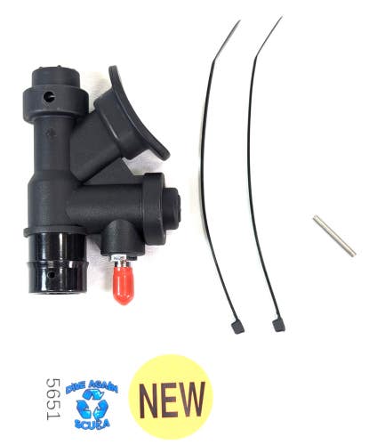 NEW BCD K Oral Power Inflator Scuba Dive Universal 45 Degree, Fits 1" Hose BC