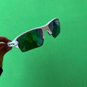 White Men's Adult One Size Fits All Oakley Flak 2.0 Sunglasses (Used)