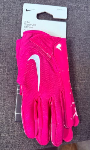 Pink Adult Medium Nike Vapor Jet Gloves (New)