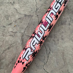 Pink Rawlings amp Bat (-10) Alloy 18 oz 28" (Used)