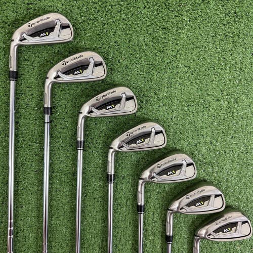 TaylorMade M1 4-PW Iron Set True Temper XP 95 S300 Stiff Flex Steel Left Handed
