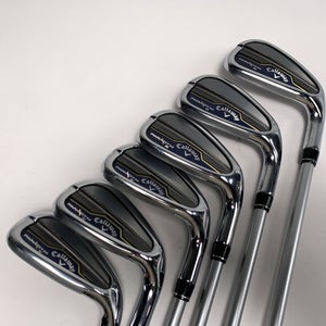 Callaway Paradym X Iron Set 7-PW+AW+56 Aldila Ascent Ladies Graphite Womens RH