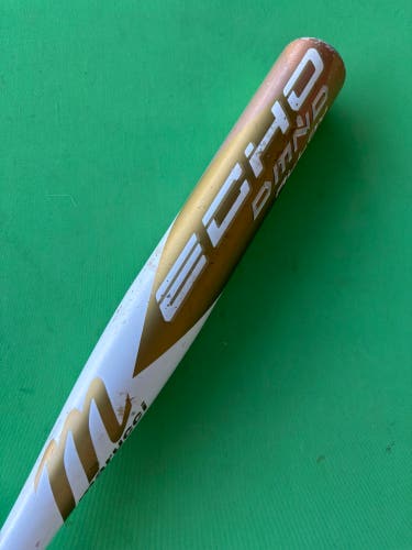 White 2023 Marucci Echo DMND Alloy Bat (-12) Alloy 18 oz 30"