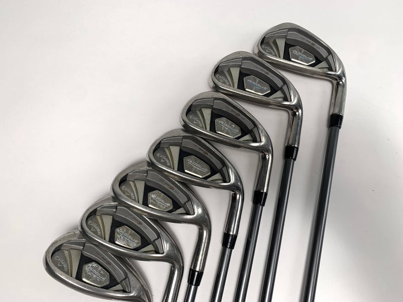 Callaway Rogue X Iron Set 6-PW+AW+SW Aldila Synergy 50g Regular Graphite Mens RH