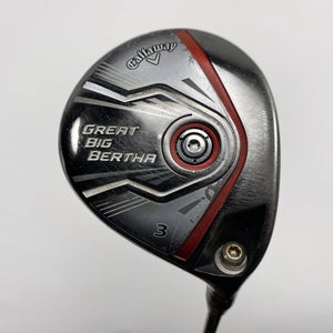 Callaway Great Big Bertha 2015 3 Fairway Wood 15* Bassara e52x5ct 52g Lite RH