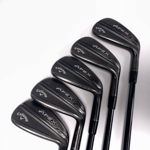 Callaway Apex TI Fusion Iron Set 6-PW KBS $-Taper 120 Stiff Steel Mens RH