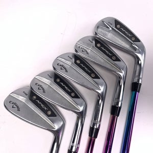 Callaway Apex MB 24/Apex CB 24 Combo Iron Set 6-PW Rainbow Stiff Steel Mens RH