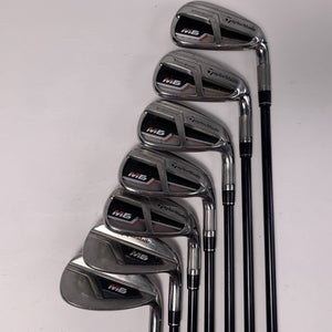 TaylorMade M6 Iron Set 6-PW+GW+SW Fujikura Atmos 5A Senior Graphite Mens RH