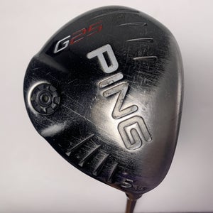 Ping G25 5 Fairway Wood 18* TFC 189 Soft Regular Senior RH Midsize Grip