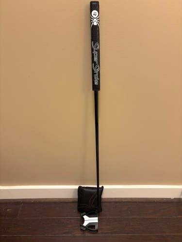 Black Men's 2025 TaylorMade Spider Tour X L Neck Mallet Right Handed Putter Uniflex 35" (New)
