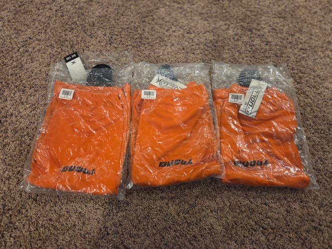 Orange Youth Small 22" Tron Socks (New)