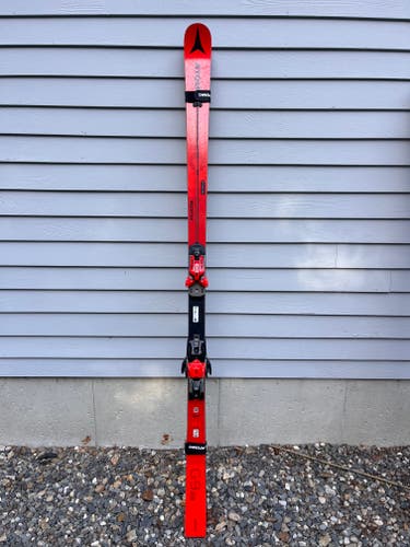 Racing 193 cm Atomic Redster FIS GS Skis With Bindings Max Din 16 (Used)