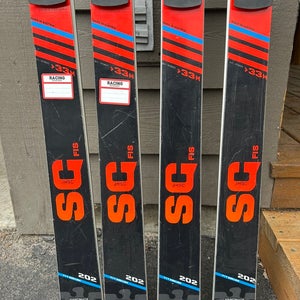 Blizzard FIS 202 cm Racing Skis Without Bindings (Used)
