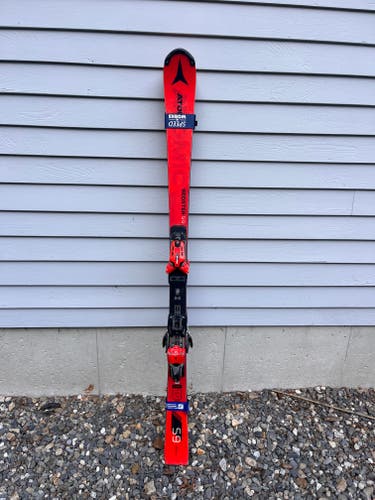 Racing 157 cm Atomic Redster SL Skis With Bindings Max Din 12 (Used)