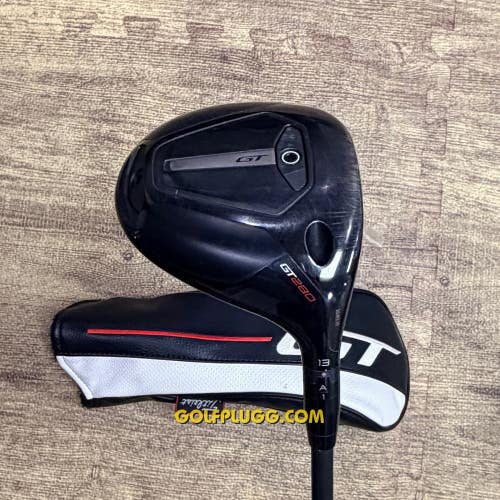 13 Mini Driver- Titleist GT280 w/ Headcover / Hzrdus, Stiff Flex (2416)