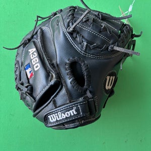 Black Wilson A360 RH Catcher's Baseball Glove 31.5"