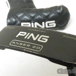 PING Anser 2D Putter Black Dot Graphite 35" +Cover